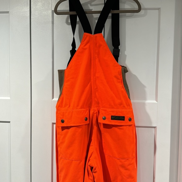 Columbia sportsware long coveralls hunting orange size S - Picture 8 of 13